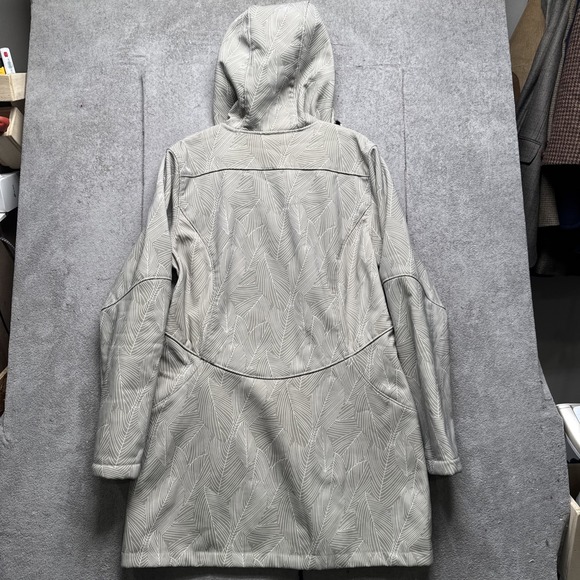 Lole Women's Hooded Longline Fleece Lined Jacket Gray Full Zip Size Large - Picture 10 of 12